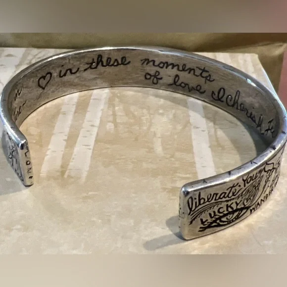 Sundance Silver “Jes Maharry” Bracelet with Engraved Design - Picture 6 of 6